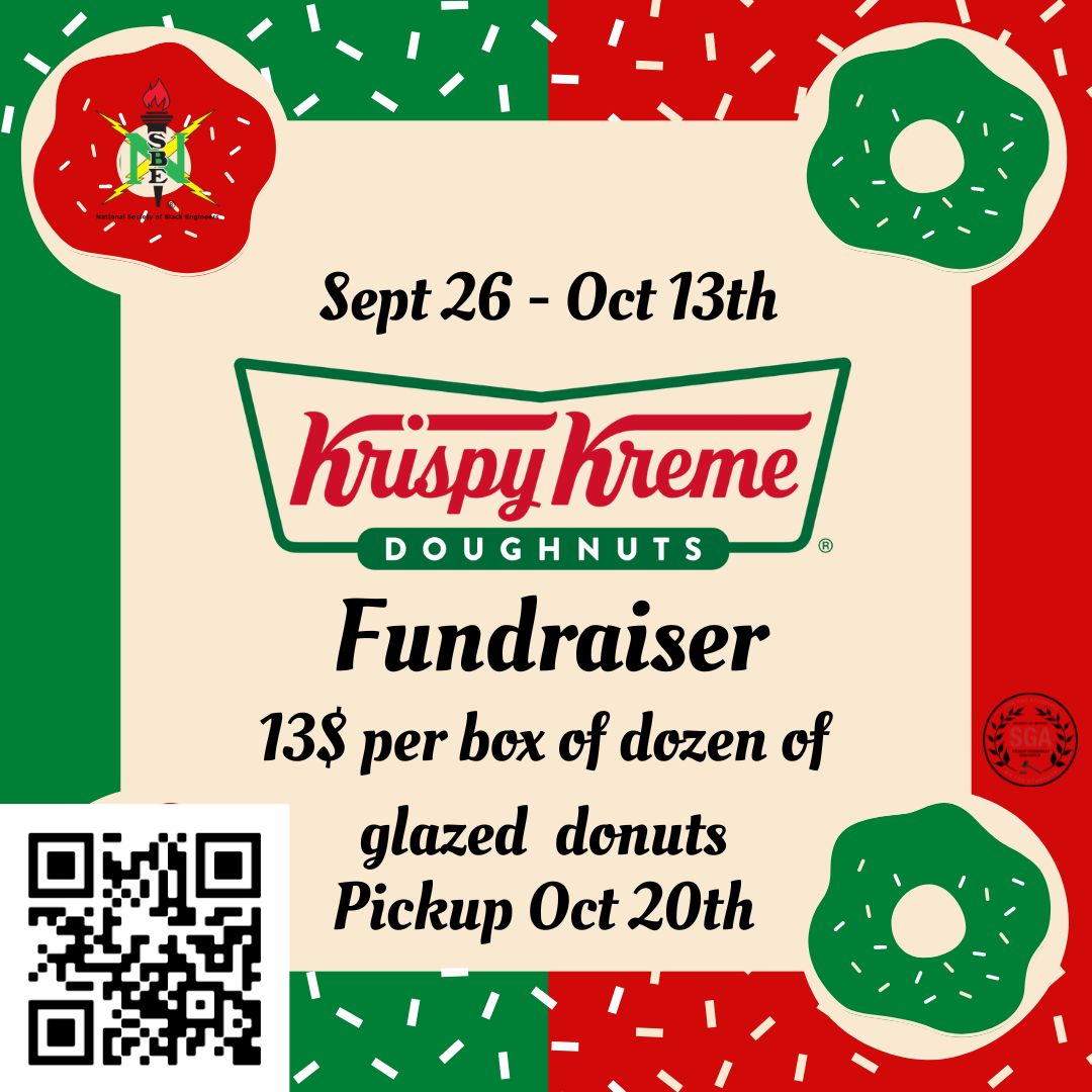 NSBE Krispy Kreme Fundraiser Flyer